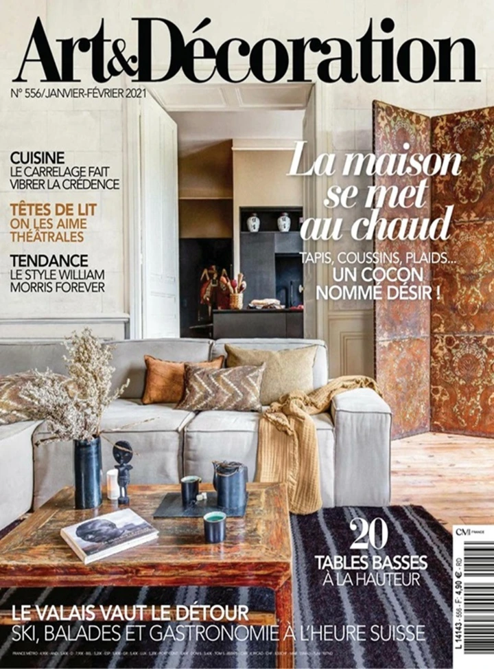 Art & décoration couverture Janvier - Février 2021