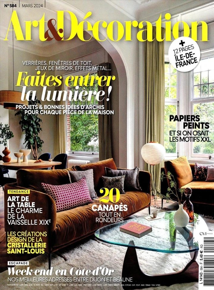 Art & décoration couverture Mars 2024