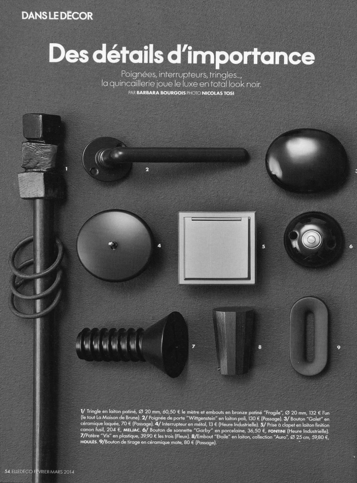 Elle décoration article 1 Février - Mars 2014
