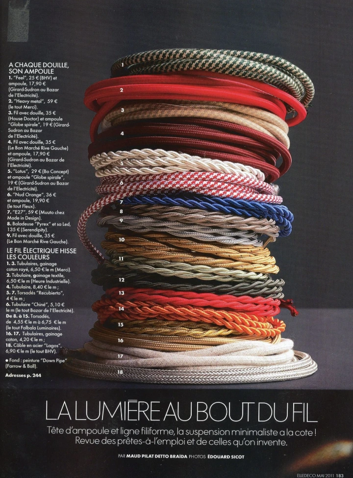 Elle décoration article 2 Mai 2011