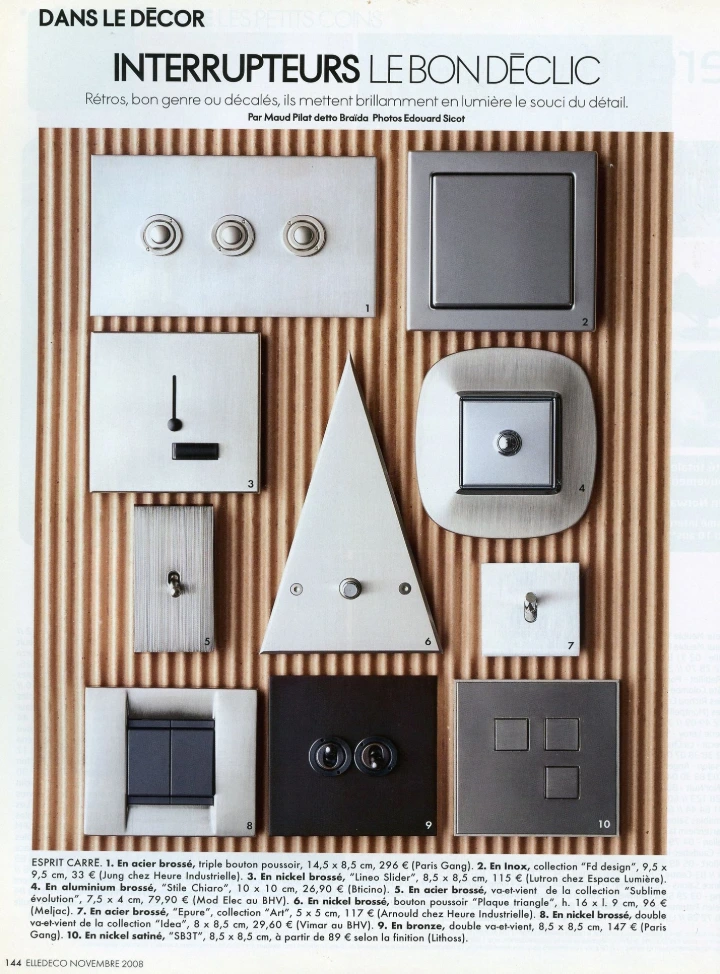 Elle décoration article 1 Novembre 2008