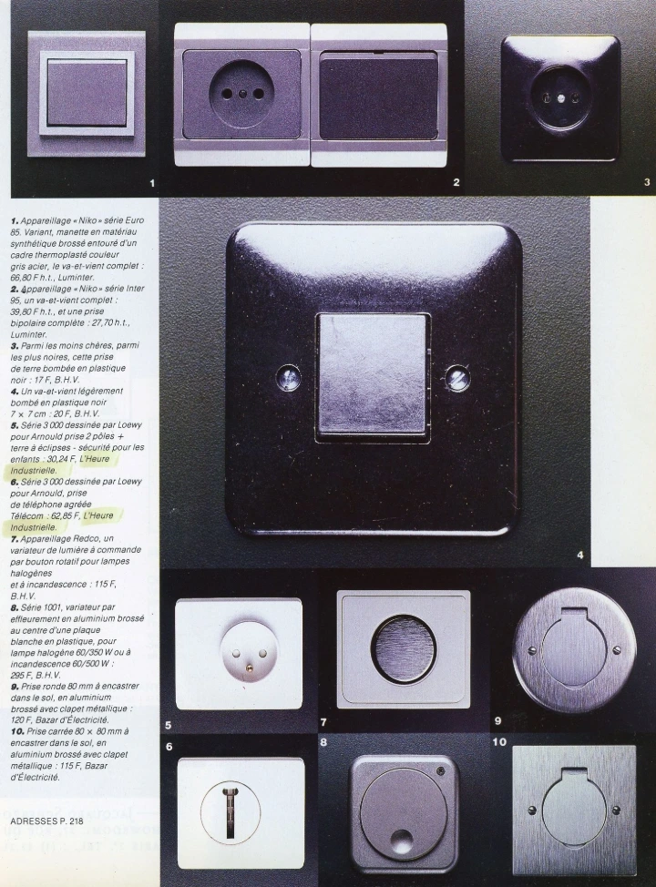 Elle décoration article 1 Octobre - Novembre 1989