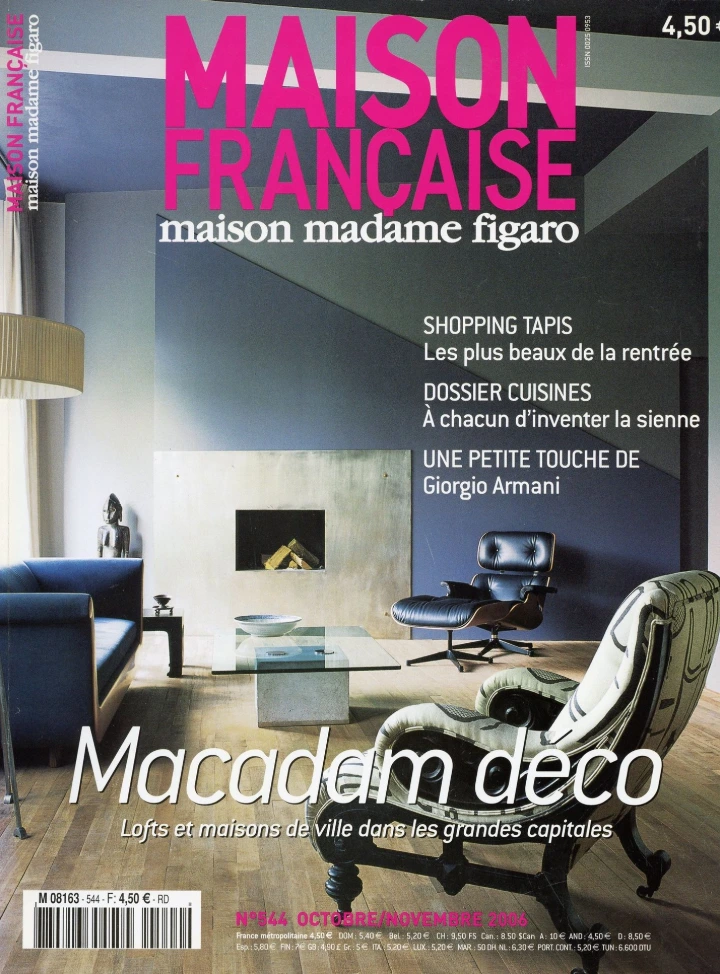 Maison française magazine couverture Octobre - Novembre 2006