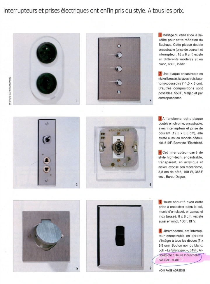 Marie claire maison article 1 Février 1998