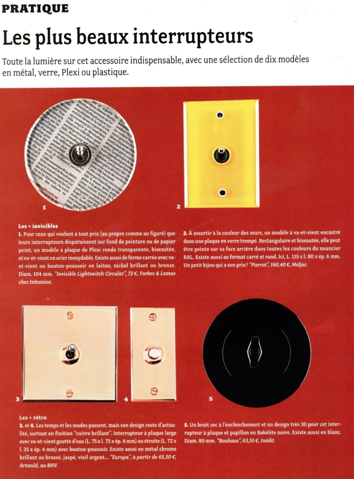 Marie claire maison article Novembre 2006