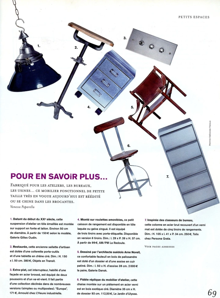Marie claire maison article 1 Février - Mars 2005