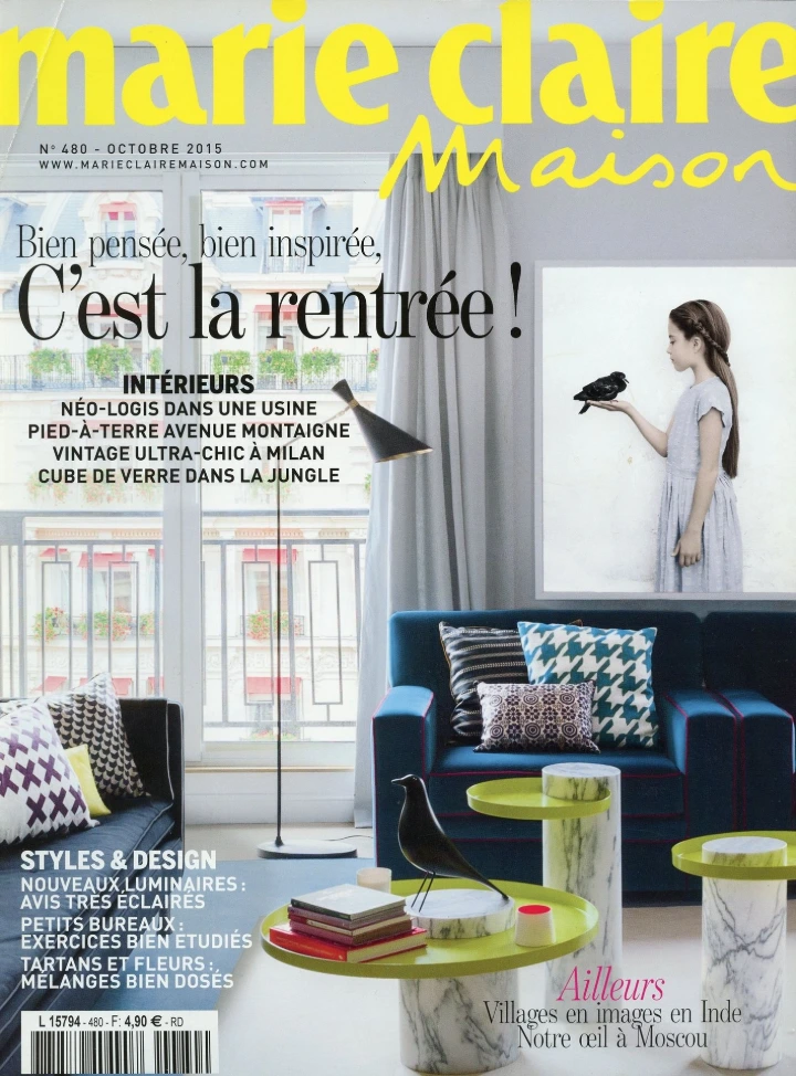 Marie claire maison couverture Octobre 2015