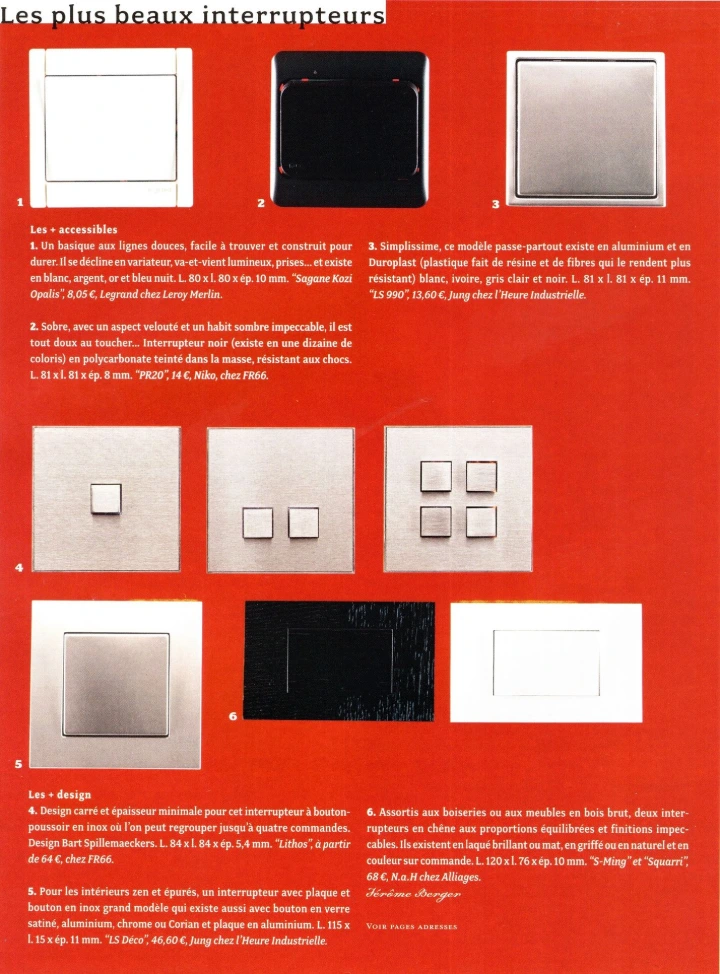 Marie claire maison article 2 Novembre 2006