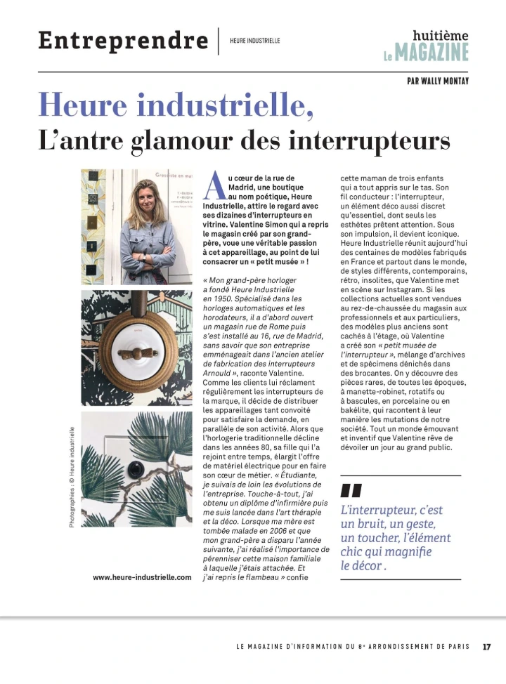 Huitème le magazine article 1 Novembre 2022