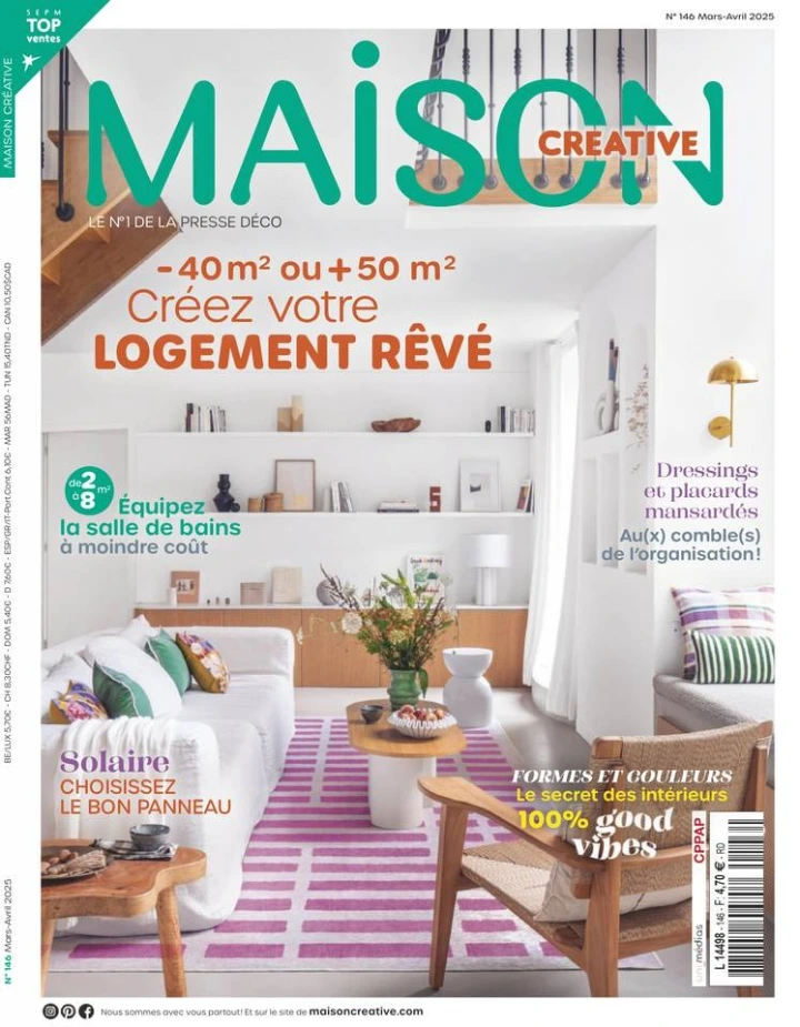 Maison Créative couverture Mars - Avril 2025