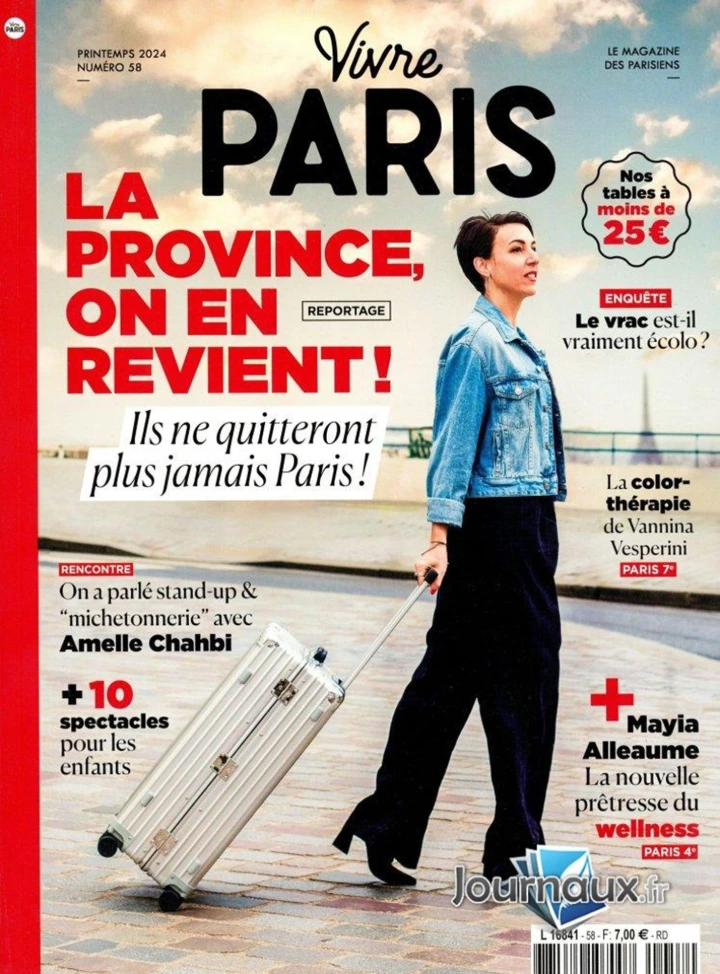 Vivre Paris couverture Printemps 2024