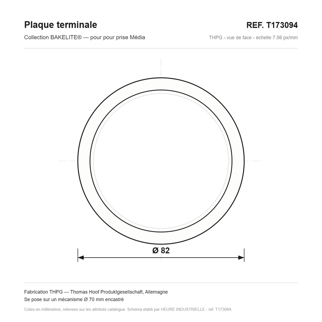 Schéma coté — T173094