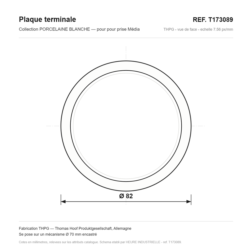 Schéma coté — T173089