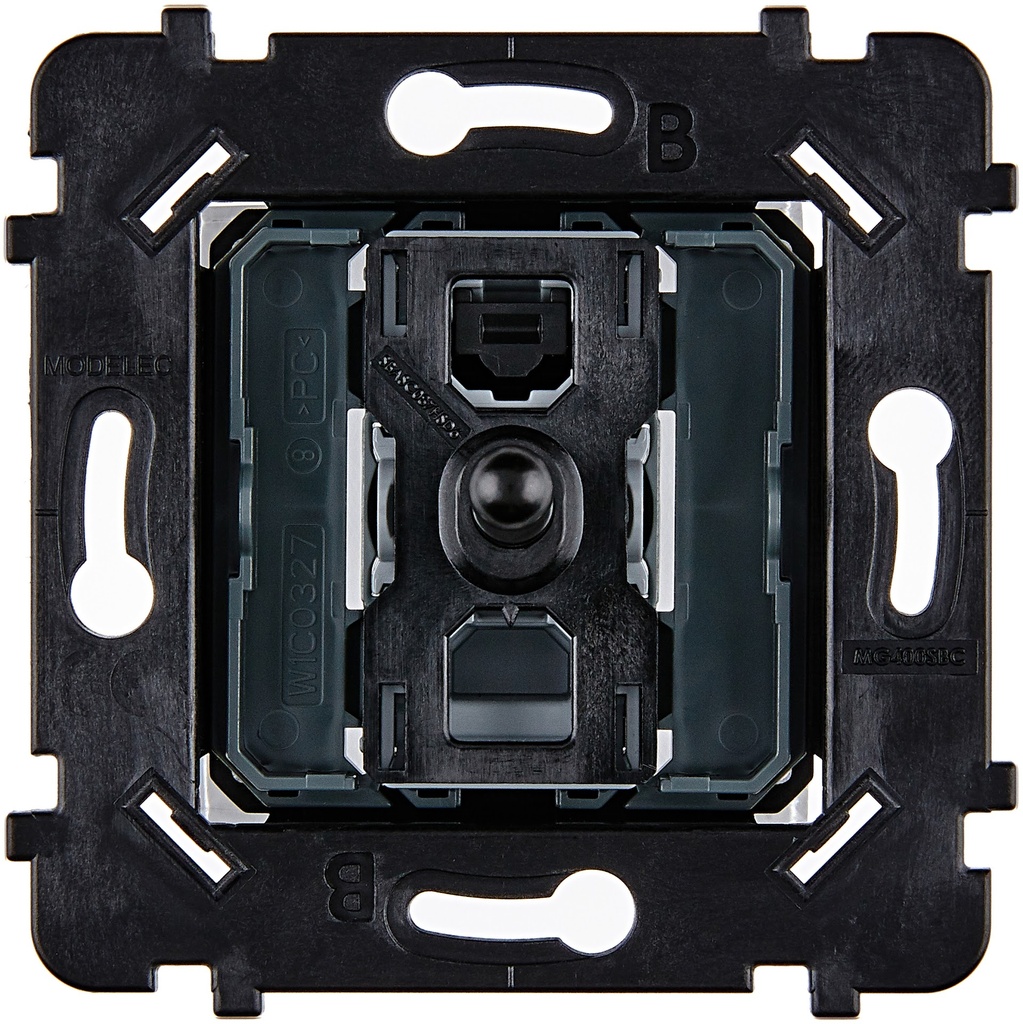Mécanisme Connexion Auto, 1 Va-et-Vient (VV) ou Bouton Poussoir (BP), pour façade Simple DESIR / KARO