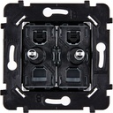 Mécanisme Connexion Auto, 2 Va-et-Vient (VV) ou Boutons Poussoir (BP), pour façade Simple DESIR / KARO