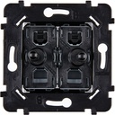 Mécanisme Connexion Auto, 2 Va-et-Vient (VV) ou Boutons Poussoir (BP), pour façade Simple DESIR / KARO
