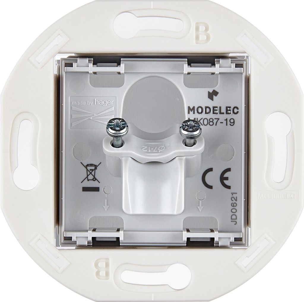 [087190W] Mécanisme Connexion Auto, Sortie de câble, pour façade Simple IRIS