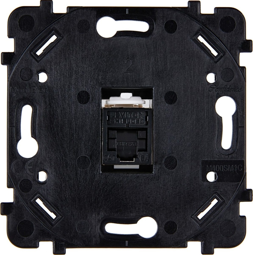 Mécanisme Connexion Auto, 1 Prise RJ45, pour façade Simple DESIR / HITERA / KARO