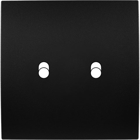 Façade Simple KARO, A clip, Plastique, pour 2 Basculeurs
