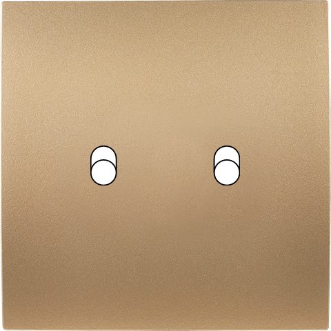 Façade Simple KARO, A clip, Plastique, pour 2 Basculeurs