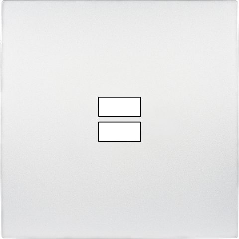 Façade Simple KARO, A clip, Plastique, pour Chargeur Double USB