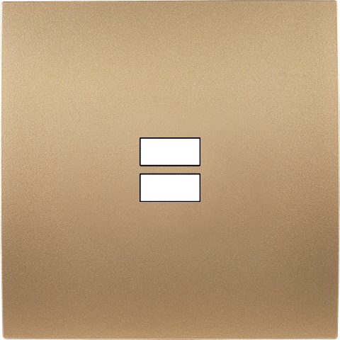 Façade Simple KARO, A clip, Plastique, pour Chargeur Double USB
