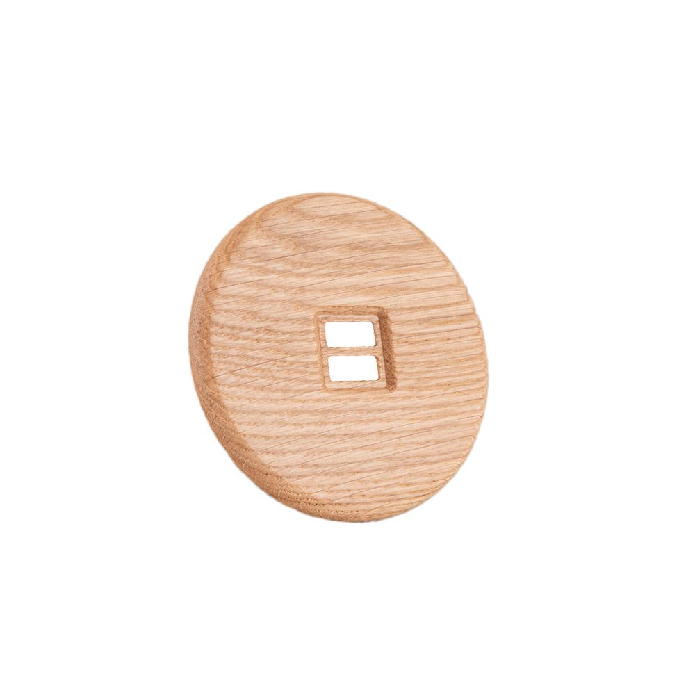 Façade IRIS Bois - MODELEC x Heure Industrielle - Chargeur Double USB