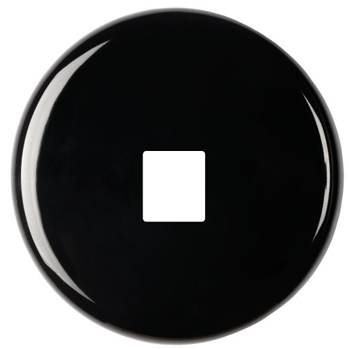 Façade Simple IRIS by MODELEC, A clip, Porcelaine, pour 1 Media
