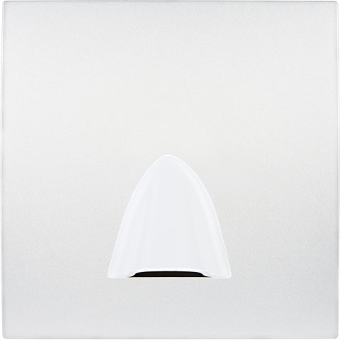 Façade Simple KARO, A clip, Plastique, pour Sortie de Câble