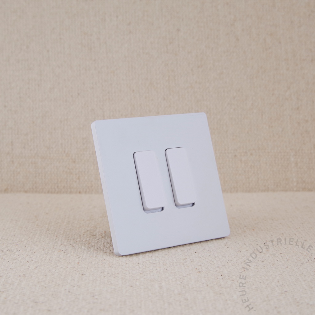 Appareillage complet COLLECTION M - 2 Va-et-Vient (VV) ou Boutons Poussoirs (BP)