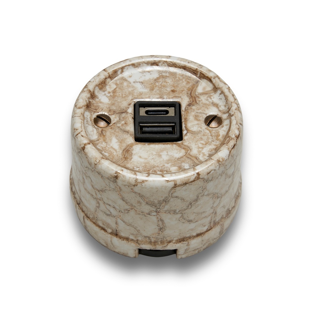 Chargeur USB A+C GARBY
