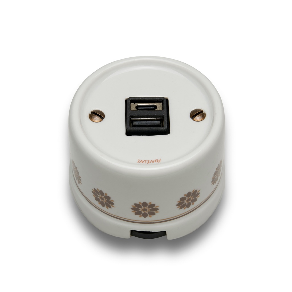 Chargeur USB A+C GARBY