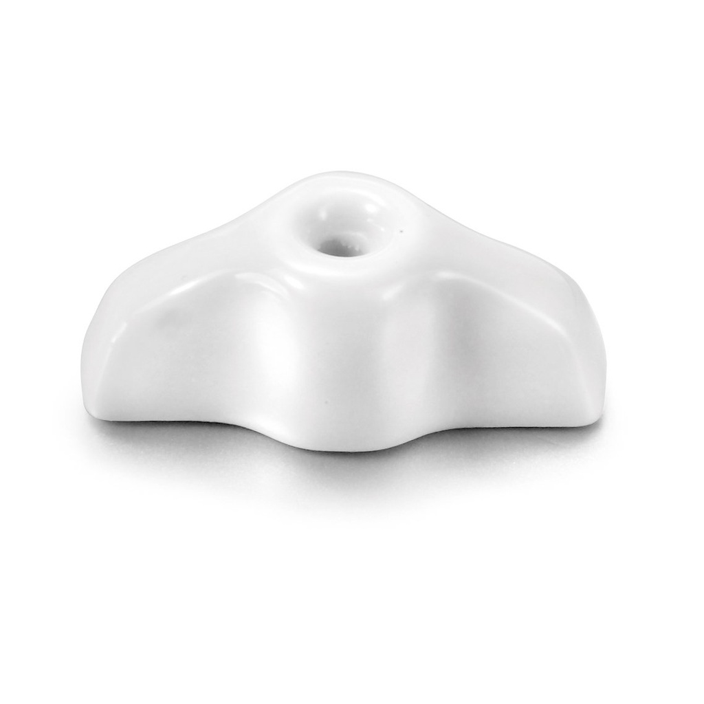[30930171] Manette RETRO GARBY (Finition Porcelaine Blanche, à l'unité)