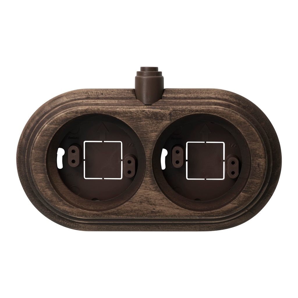 Socle Horizontal 2 Postes avec 1 Trou GARBY
