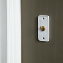 Bouton Poussoir à levier HAUSSMANN Doré