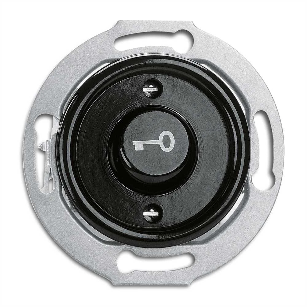 Mécanisme BAKELITE® - Bouton poussoir à bascule symbole clé