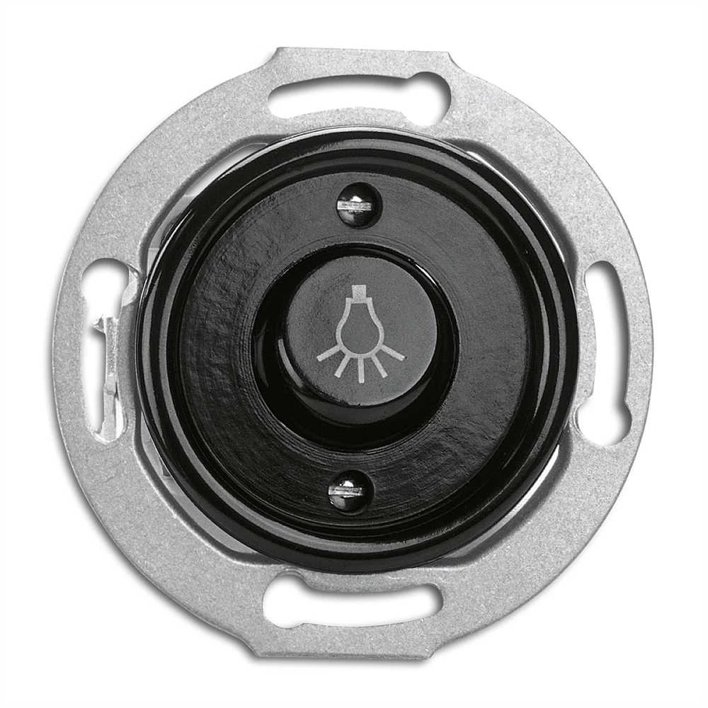Mécanisme BAKELITE® - Bouton poussoir à bascule symbole lumière