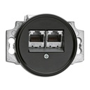 Mécanisme BAKELITE® - Prise RJ45 double Cat.6