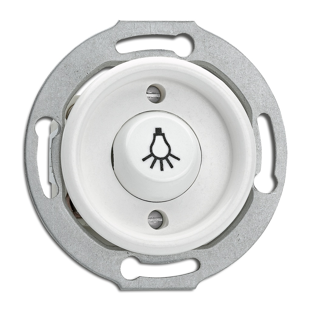 Mécanisme DUROPLAST - Bouton poussoir à bascule symbole lumière
