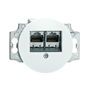 Mécanisme DUROPLAST - Prise RJ45 double Cat.6