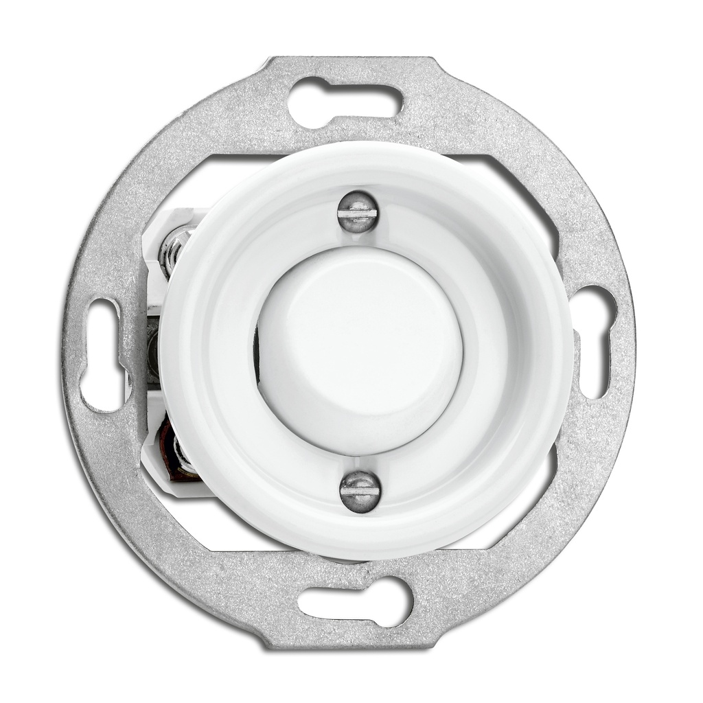 [T173076] Mécanisme PORCELAINE BLANCHE - Bouton poussoir à bascule Rocker