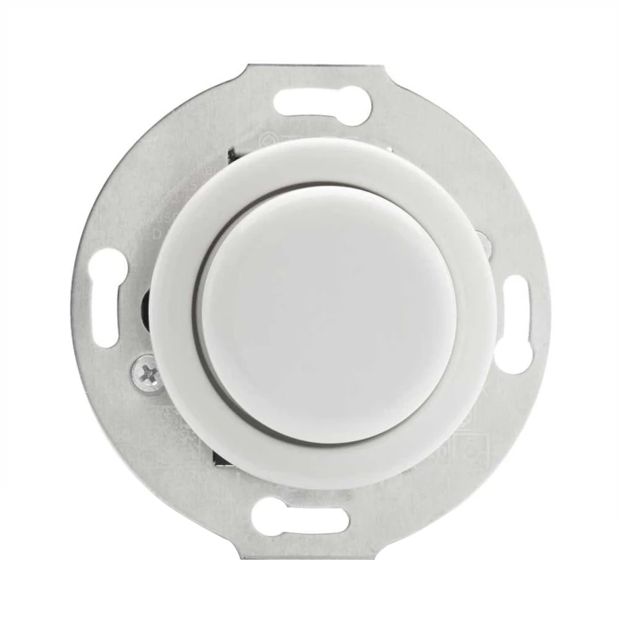 Mécanisme PORCELAINE BLANCHE - Variateur rotatif universel LED 3-80W / 7-200W/VA