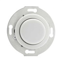 Mécanisme PORCELAINE BLANCHE - Variateur rotatif universel LED 3-80W / 7-200W/VA