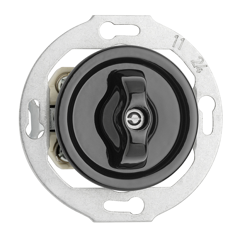 [T174009] Mécanisme PORCELAINE NOIRE - Commande de volet roulant rotatif