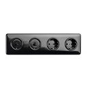 Plaque BAKELITE® - Plaque quadruple