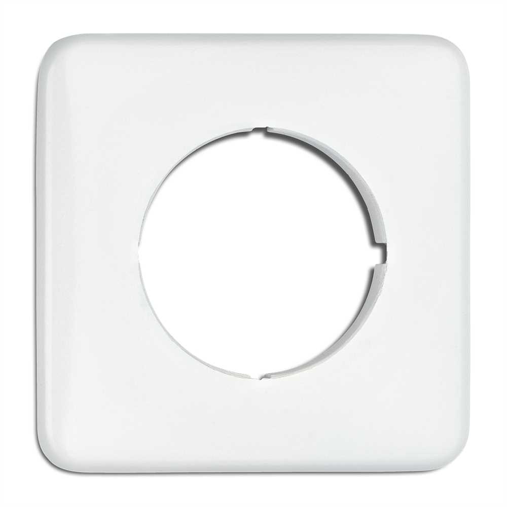 [T119330] Plaque DUROPLAST - Plaque simple carrée (pour allum. (sauf variateur) et prise courant)