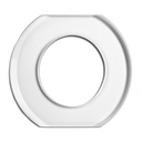Plaque VERRE centrale (pour prise ou allumage)