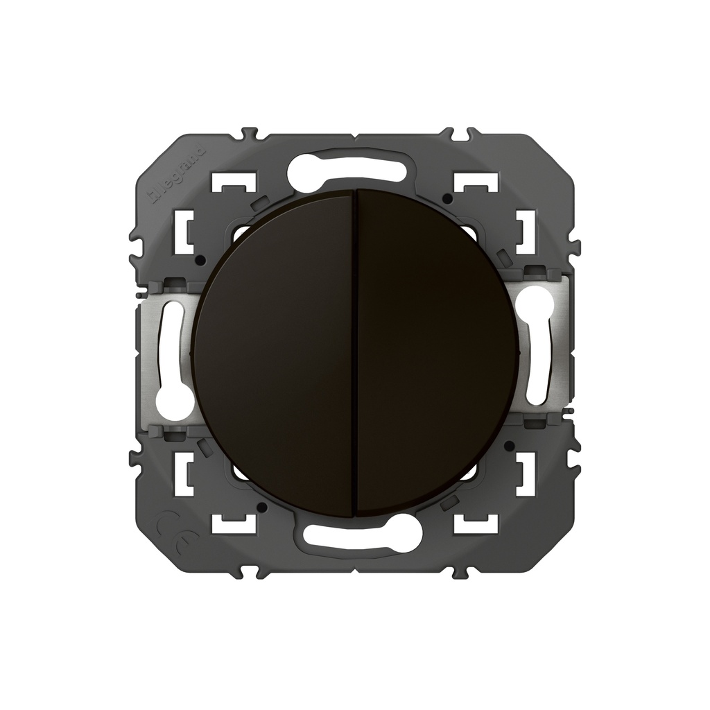 Double interrupteur ou va-et-vient dooxie 10AX 250V~
