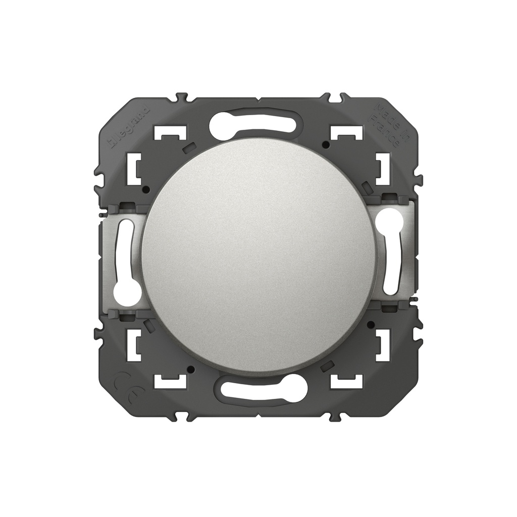 [L600101] Interrupteur ou va-et-vient dooxie 10AX 250V~ (Finition Aluminium)