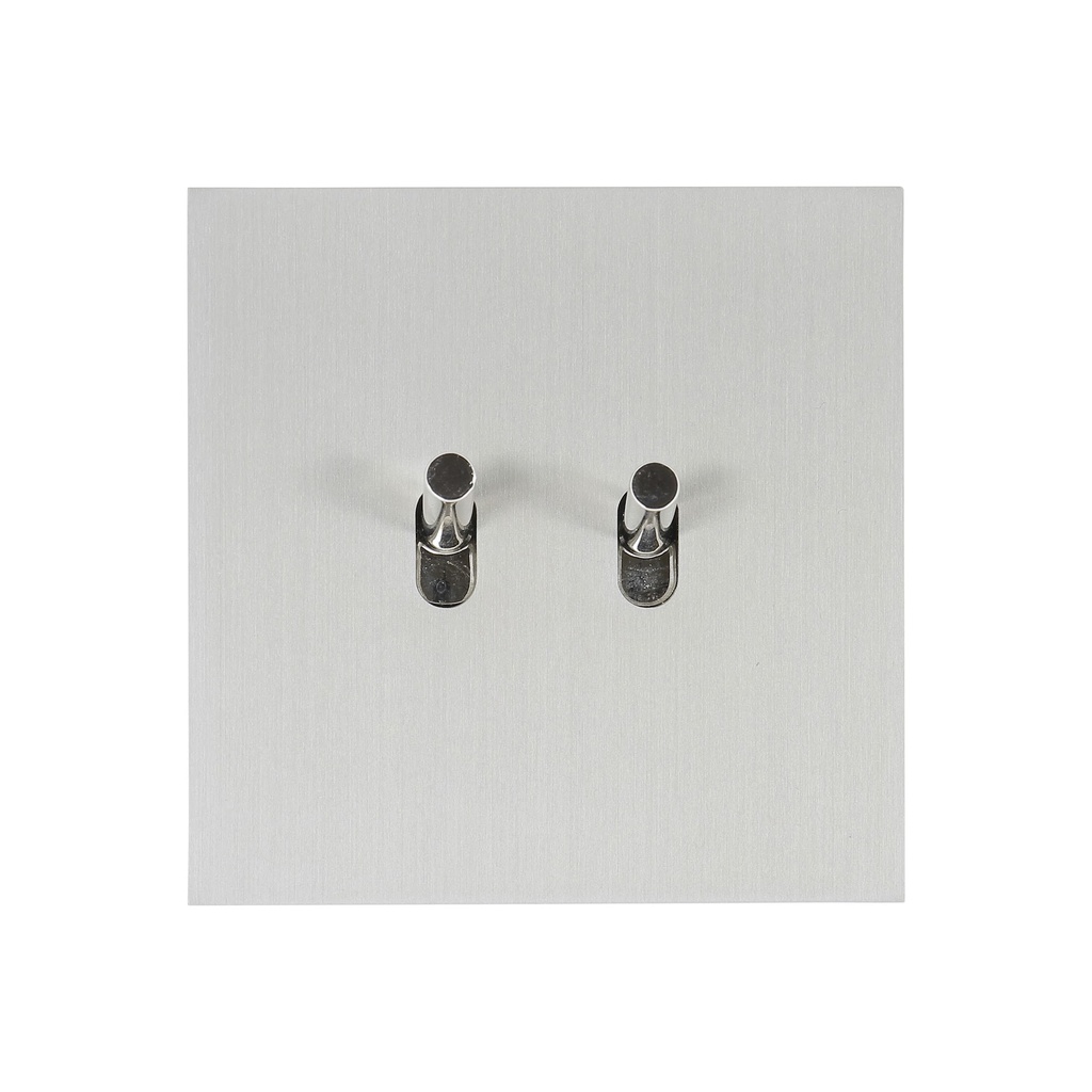 Interrupteur ART EPURE Double Bouton Poussoir (BP), 1 Poste